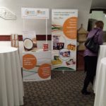 Rendezvényre kínálópult és rollup