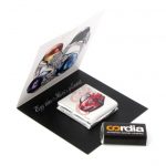 Mini csokik egyedi üdvözlőkártyával