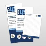 Szórólap és jegyzettömb grafikai tervezés